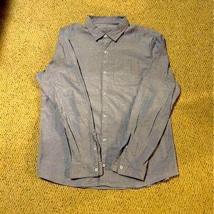 Men’s Lululemon All Town Long Sleeve Qwick Oxford Buttondown shirt | size XXL